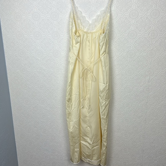 Vintage Victorias Secret Union Tag 70s Gold Label Nightgown Lingerie Slip Dress - Picture 6 of 10
